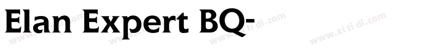 Elan Expert BQ字体转换